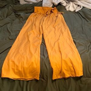 mustard yellow dress pants